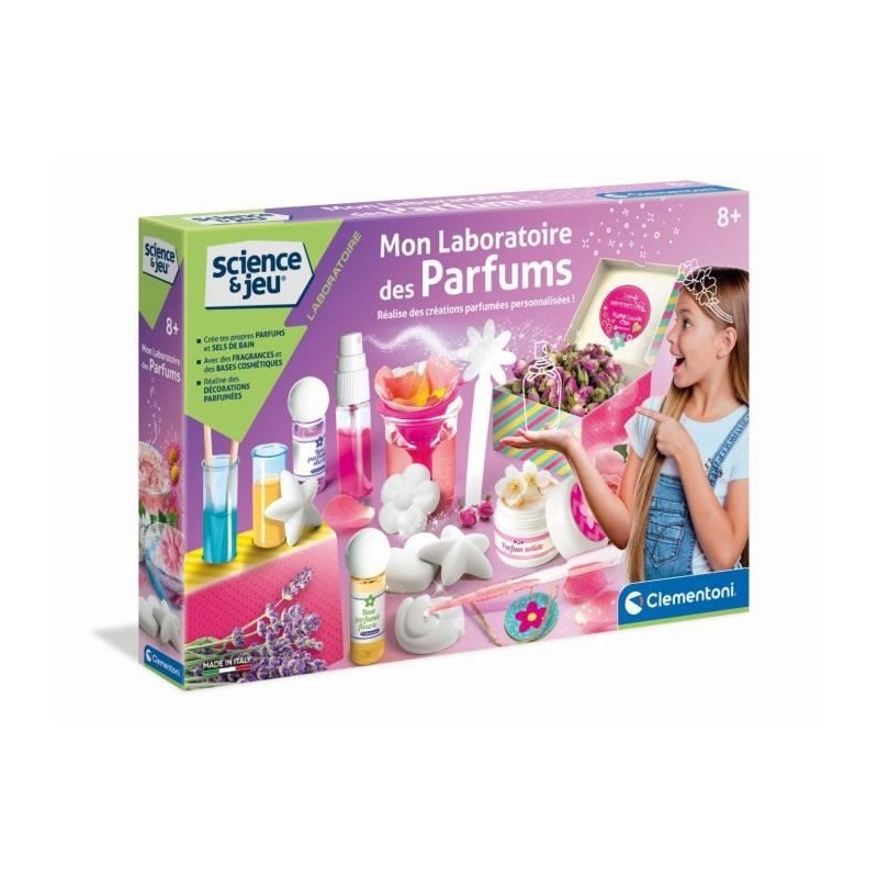 Kit création de parfums - CLEMENTONI - Mon laboratoire des parfums - Pour enf...