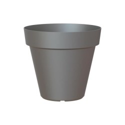 ARTEVASI Pot de fleurs CAPRI - Anthracite - Résistant au gel - 40 x 40 x 34,7...