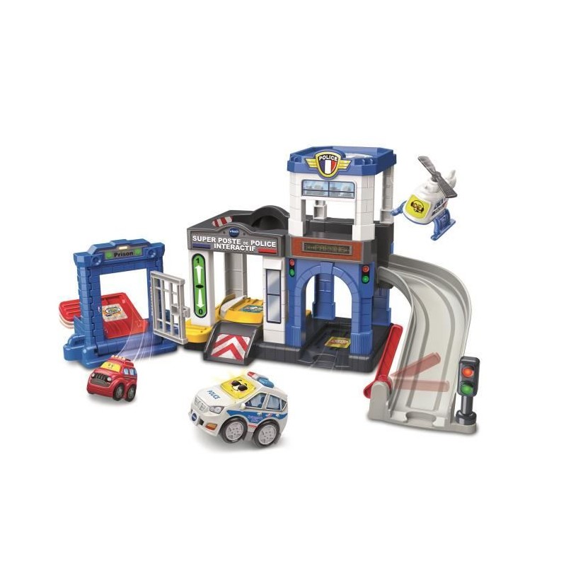 VTECH TUT TUT BOLIDES SERIE PRO - SUPER POSTE DE POLICE INTERACTIF (+ CHRIS, ...