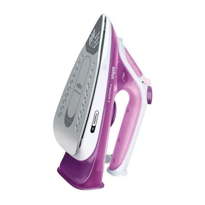 Fer vapeur - BRAUN - FI3124PU Freestyle 3 - Puissance 2400 W - Semelle SuperC...