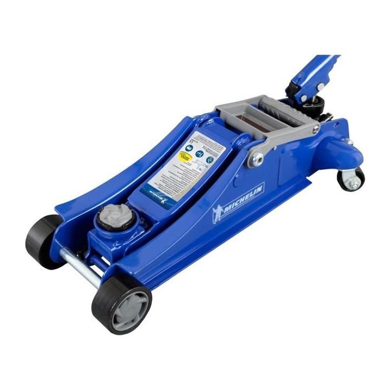 Cric hydraulique rouleur levage maximum 1.8T hauteur 105mm a 350mm - MICHELIN...