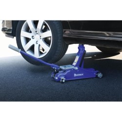 Cric hydraulique rouleur levage maximum 1.8T hauteur 105mm a 350mm - MICHELIN...