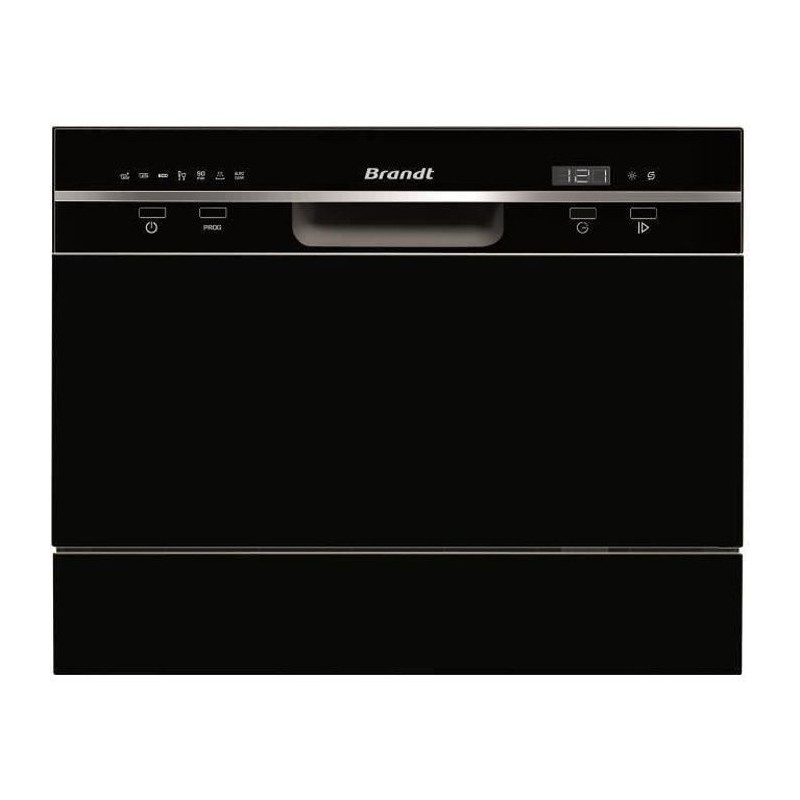 Lave-vaisselle compact pose libre BRANDT DFC6519B - Induction - 6 couverts - ...
