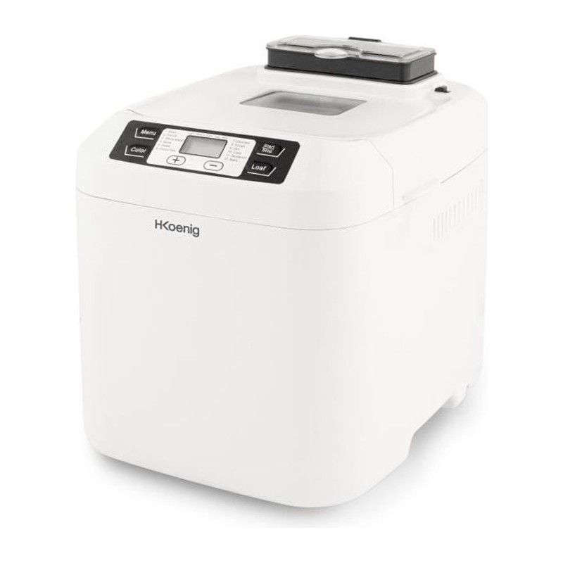 Machine a pain HKoeNIG - BAKE340 - 12 programmes - 3 niveaux de cuisson - Jus...