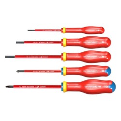 Jeu de 5 tournevis isolés -...