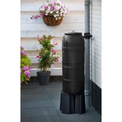 NATURE Récupérateur d'eau kit - 100 litres - Forme colonne - Traité anti-UV -...