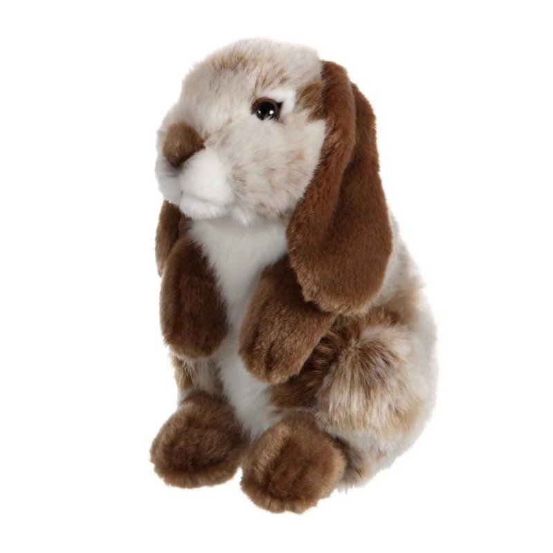 Gipsy Toys - Lapin Bélier - Peluche - 18 cm - Marron