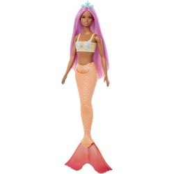 Barbie - Poupées Sirenes avec cheveux et nageoires colorés et