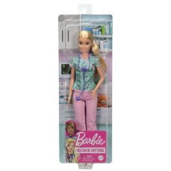 Barbie - Barbie infirmiere - Poupée Mannequin - Des 3 ans GTW39