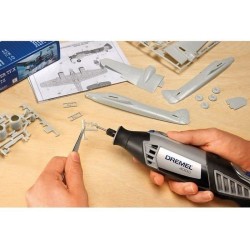 Lot de 2 Fraises Haute Vitesse DREMEL 114 (En Acier, Bout rond, Diametre 7,8m...