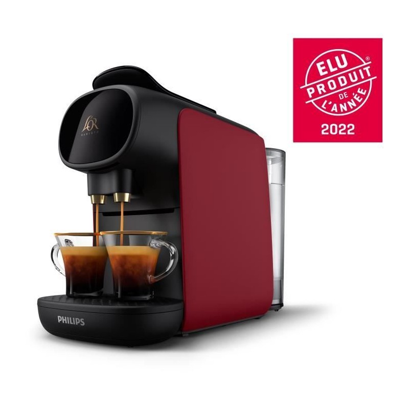 Cafetiere a capsules - PHILIPS - L'Or Barista - LM9012 - Sublime rouge