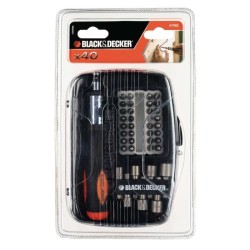 Kit de tournevis a cliquet - BLACK+DECKER - A7062-XJ - avec 39 accessoires