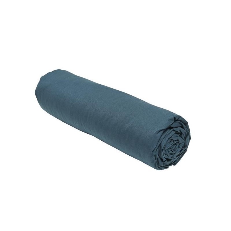 Drap housse Maison Lefebvre DH 2 pers 180x200cm Bonnet 30cm 100% coton 57 fils