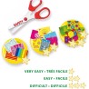 J'apprends a découper - SES CREATIVE - Hobby 3 - 6 - Méga kit -