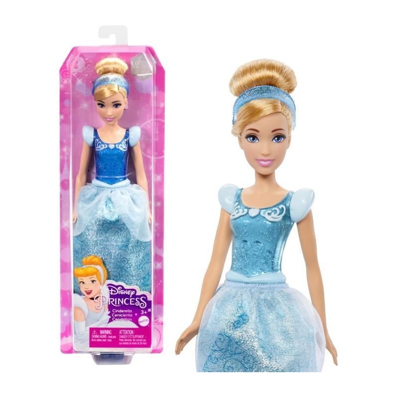 Cendrillon Poupée 29 cm, Mattel Poupée Disney Princesses habillage et