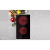 Plaque de cuisson vitrocéramique OCEANIC - 2 foyers - 2900W - commandes sensi...