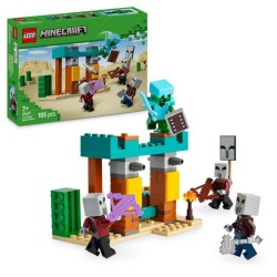 LEGO Minecraft 21267 La patrouille d'Illageois du désert - Jeu de constructio...