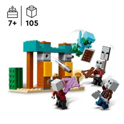 LEGO Minecraft 21267 La patrouille d'Illageois du désert - Jeu de constructio...