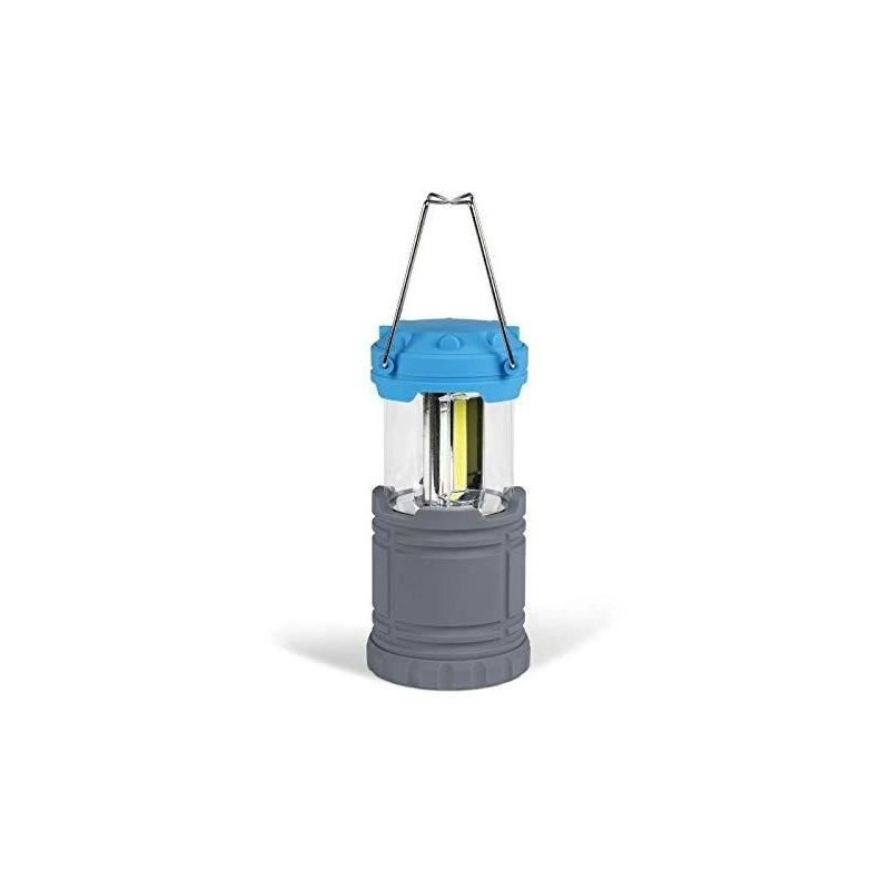 Lanterne pliable - KAMPA - Flare - LED COB - Piles AA - Gris et bleu