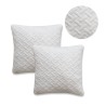 Lot de 2 oreillers a mémoire de forme 60x60 cm