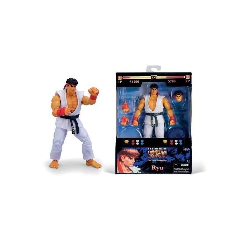 Figurine articulée Ryu Street Fighters Jada 15cm des 8 ans