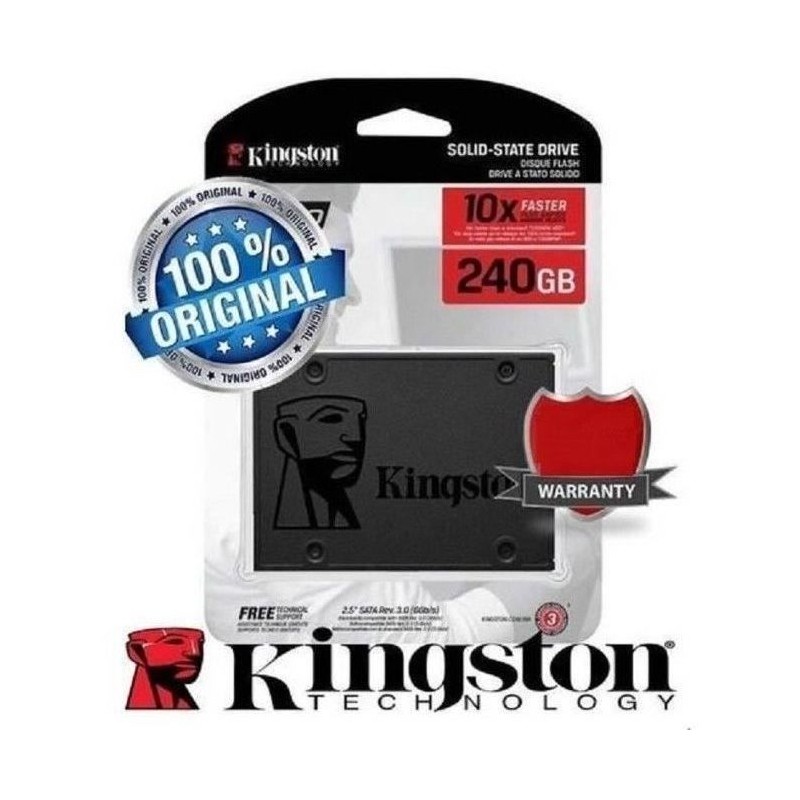 KINGSTON - Disque SSD Interne - A400 - 240Go - 2.5 (SA400S37/240G)