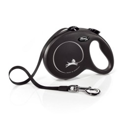 Laisse Flexi Collection Sangle S - FLEXI - CL10T5-251-S-20 - Noir - Pour chie...
