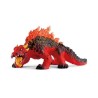 Figurine Lézard de Lave, Monstre de lave mythique et féroce,