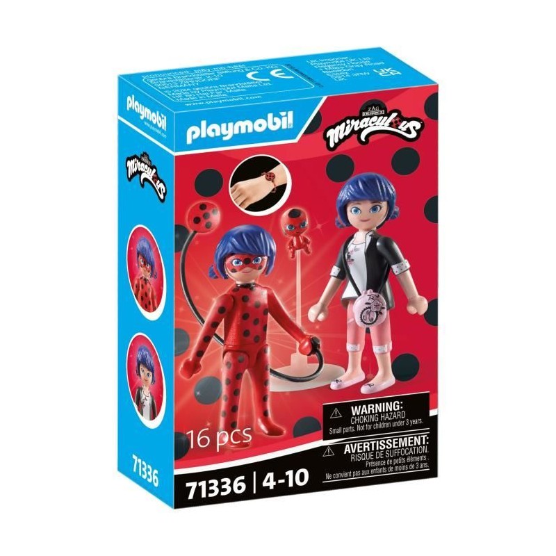 PLAYMOBIL 71336 Miraculous : Marinette  & Ladybug