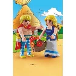 PLAYMOBIL 71544 Tragicomix et Falbala, Personnages d'Astérix, 14 pieces, Des ...