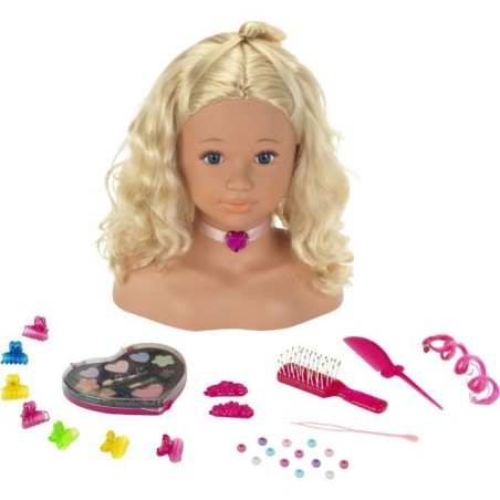 Tete a coiffer et a maquiller Sophia Princess Coralie avec accessoires - KLEI...