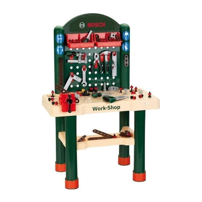 BOSCH - Etabli Work-Shop Enfant - 82 Accessoires