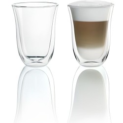 Lot de 2 tasses Latte Macchiato - DELONGHI - Contenance 33 cl -