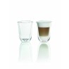 Lot de 2 tasses Latte Macchiato - DELONGHI - Contenance 33 cl -