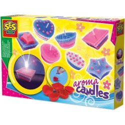 Bougies parfumées a fabriquer toi-meme - SES CREATIVE - Hobby Pink -