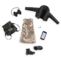 Accessoires poupée - COROLLE - Dressing de fete - Pour poupée