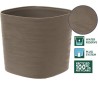 Pot avec réserve d'eau - GARDEN ID Respect - Taupe 25 x 25 cm - 100% déchets ...
