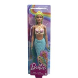 Barbie-Poupées Sirenes avec cheveux et nageoire colorés et serre-tete