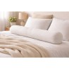 BLANREVE Traversin en coton - 140 cm - Blanc