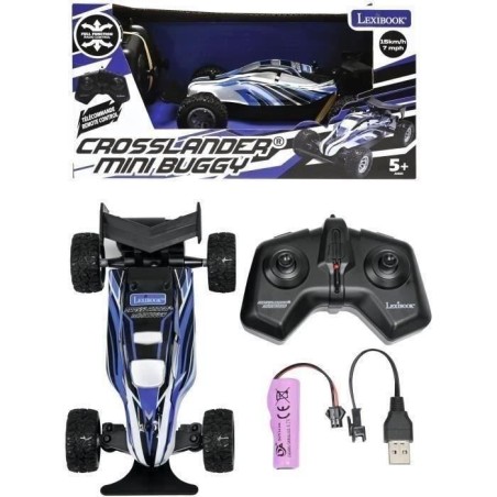 Lexibook - Mini Voiture télécommandée - Buggy Crosslander - Toutes surfaces -...