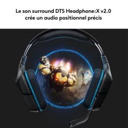 Casque gamer - Filaire - Logitech G - G432 - USB - Xbox One, PS4, Switch, PC,...