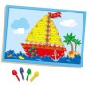 SES CREATIVE Tableau mosaique avec cartes