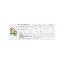 Huile moteur - CASTROL EDGE 5W-30 C3 - 1L -  5W30