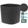 Pot avec réserve d'eau - GARDEN ID Respect - Noir-Anth 25 x 25 cm - 100% déch...