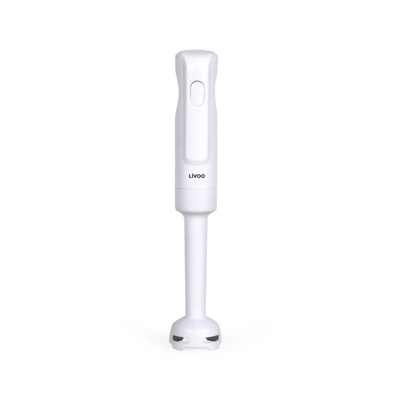 Mixeur plongeant - LIVOO - 300 W - 2 lames inox - 1 vitesse - Blanc