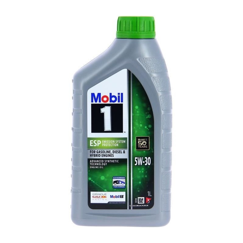 Huile moteur 5W-30 ESP Synthétique - MOBIL 1 - Formula-P  -bidon 1L -  Essenc...