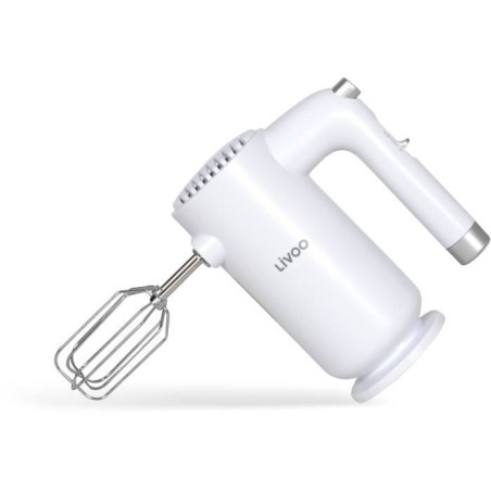Batteur électrique - LIVOO - 250 W - 5 vitesses - Fonction turbo - Blanc