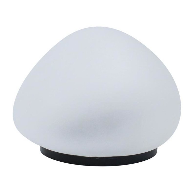 Lampe solaire décorative galet - LUMISKY - SOLENZARA - Ø16 cm - LED blanc