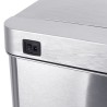 KITCHEN MOVE Poubelle automatique PARKSIDE - 50L - Inox avec cerclage