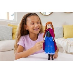 La Reine des Neiges-Anna- Mattel Poupée Disney avec habillage et